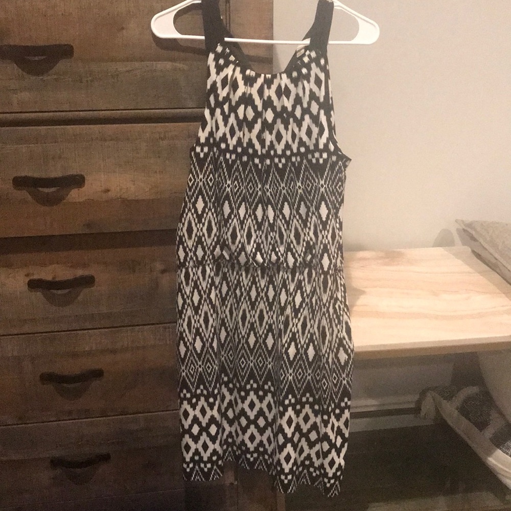 Black and white dress